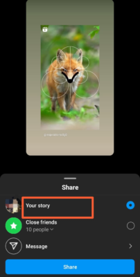 click your story