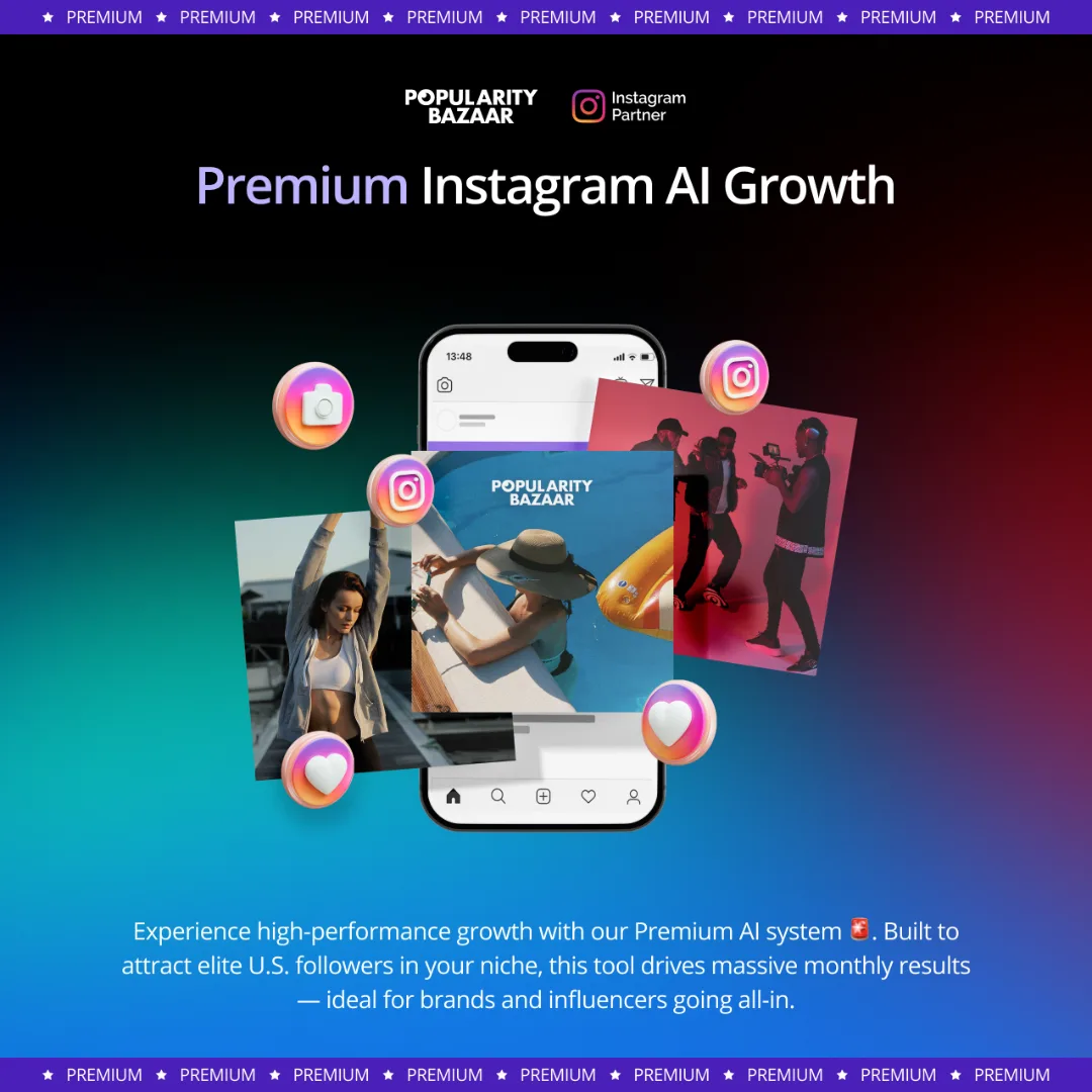 Instagram AI Growth – Premium Plan – 5,000 high-retention U.S. followers monthly via automated AI system