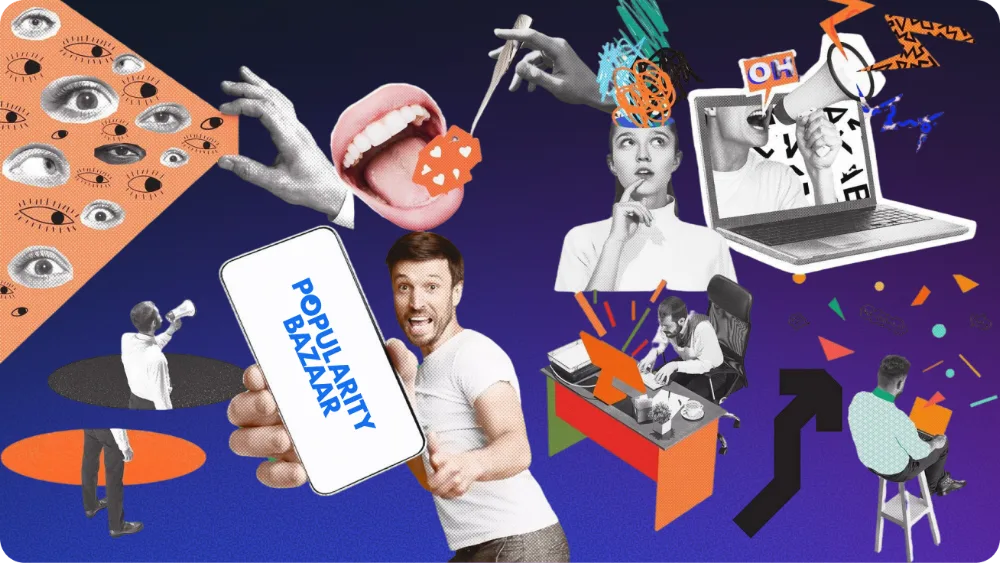 Visual metaphor for remote creativity and async collaboration